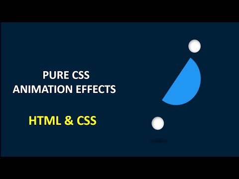 Pure CSS Perpetual Animation Effects | Bouncing Ball Animation Effects using Html & CSS