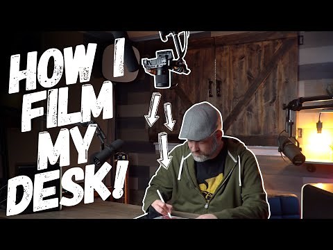 How I Film TOP DOWN Videos: My Overhead Camera Setup for DRAWING!