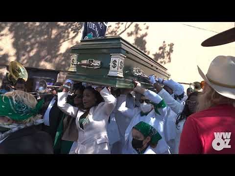 Second line following the funeral of Lois Nelson-Andrews. November 20, 2021.
