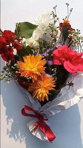 flower bouquet || gift ideas || #flowers #flowerbouquet #nature #gift #shorts