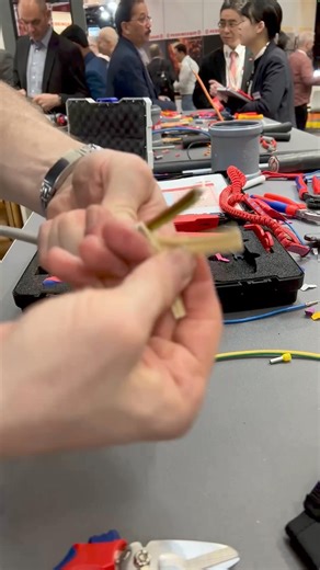 196K views · 855 reactions | One pair of shears, three applications: The Angled Electricians' Shears 95 05 20 SB from KNIPEX cut cables, strip them and can crimp wire ferrules from 0.5 - 6 mm² and 10 - 25 mm². #knipex #tools #pliers #madeingermany #handtools #electrician #electriciansofinstagram #electricianlife #electriciantools | Knipex | Facebook