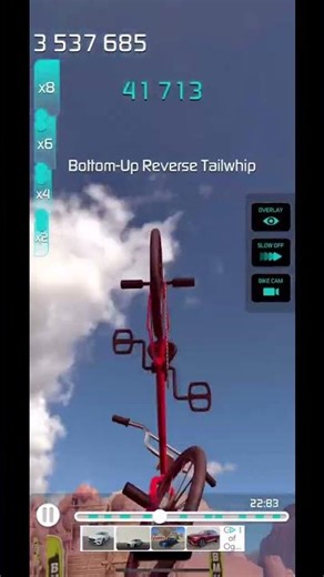 New touchgrind Bmx WORLD RECORD!!#bmx #worldrecord #mobilegame #fyp #bike
