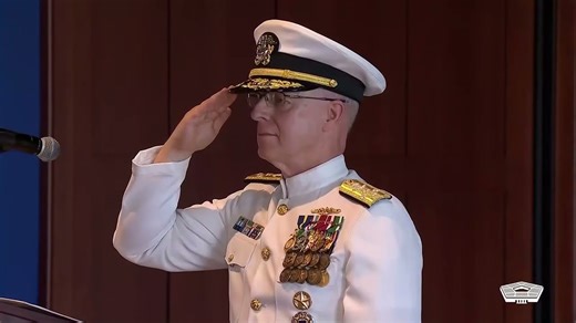 Adm. Daryl Caudle Sworn In as 34th Chief of Naval Operations