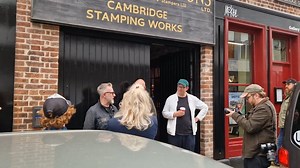 Watch as Pete McKee officially opens Leah's Yard and Sheffield visitors queue down the street | The Star, Sheffield