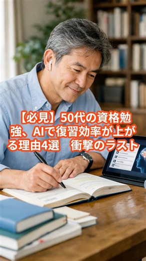 [Must-See] 4 Reasons Why AI Can Improve Review Efficiency for Qualification Study in Your 50s - S...