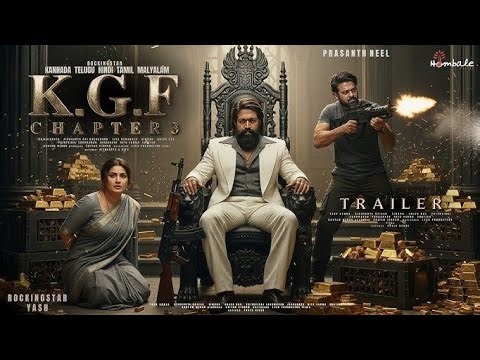K.G.F: Chapter 3 Official Trailer | Yash | Prabhas | Raveena Tandon | Prashanth Neel | 2027