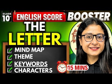 The Letter | Class 10 English Communicative | Summary | Score Booster | CBSE 2026