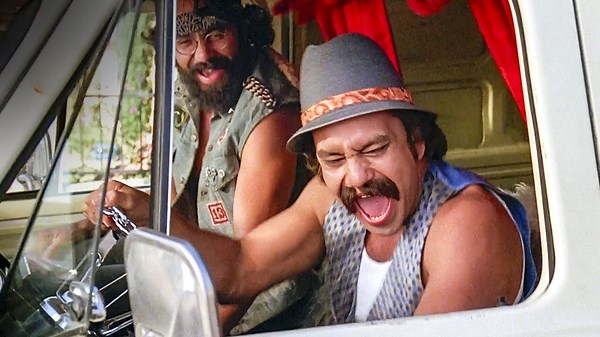Lowriding and causing trouble | Cheech and Chong's Next Movie