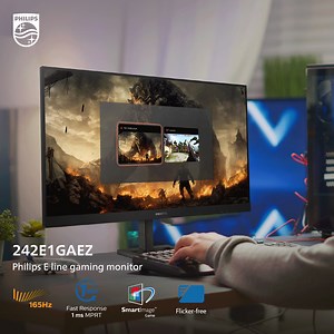 Do more and do it better with the Philips Monitor 242E1GAEZ's ✔ 165Hz refresh rates ✔1ms (MPRT) fast response! Who said you can't watch & play at the same time?  | Philips Monitors | Facebook