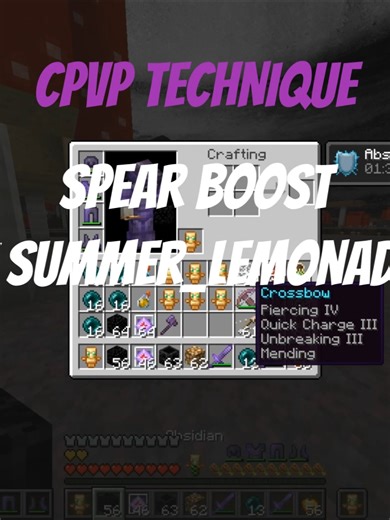 Mastering the New Crystal PvP Technique in Minecraft