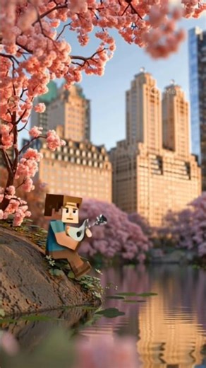 Steve Playing Guitar in Central Park 🌸🎸