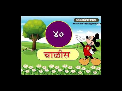 ankwachan 1 to 100 |अंकवाचन १ ते१०० । Marathi Numbers 1to 100