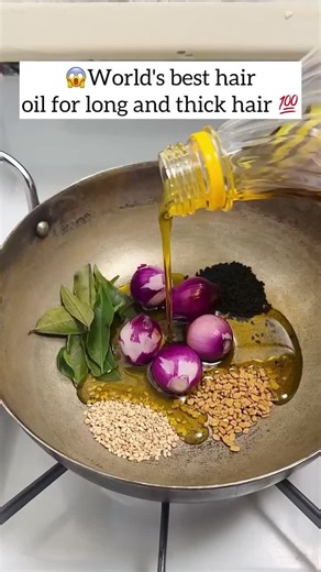 Natural Homemade Hair Growth Oil Recipe