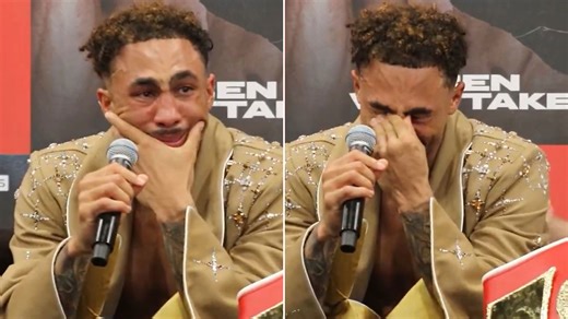 Ben Whittaker bursts into tears in press conference as he opens up on abuse