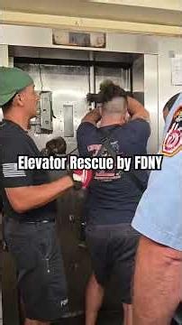 FDNY Elevator Rescue 🚒 Firefighters Save Trapped Occupants
