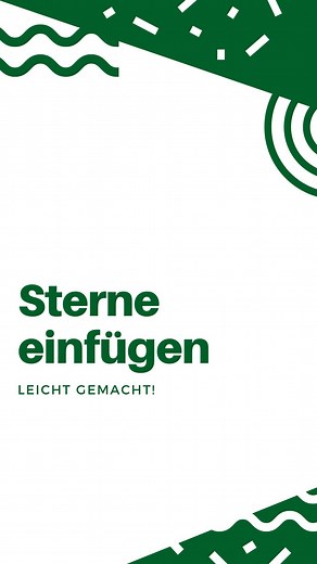 Tipps & Tricks für Excel on Instagram: "STERNEBEWERTUNG erstellen ⭐️✌️ #excel"