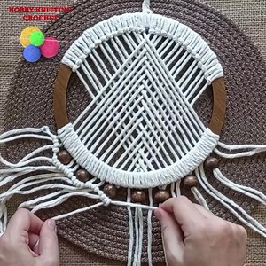 778K views · 5.6K reactions | Macrame wall hanging tutorial ❤️懶❤️ | Hobby Knitting Decoration Ideas | Facebook