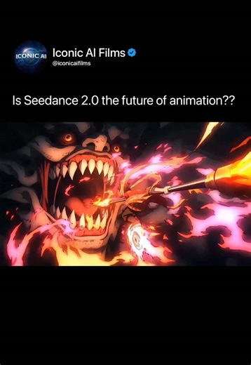 AI capabilities go crazy now!! Could this be the future of animation? #seedance #aivideo #iconicai #anime #animation