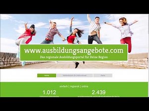 So findest Du Deine Ausbildung - www.ausbildungsangebote.com