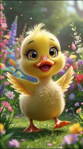 Cutest Dancing Duckling Ever! 🐥💃 | You Won’t Stop Smiling! #shorts
