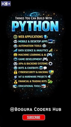 Things You Can Build With Python That Will Blow Your Mind | Why Everyone Is Learning Python in 2026