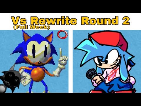 Vs Rewrite Round 2 (Full Week) Gameplay By: CommunityGames