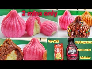 Easy Modak || 2 ingredients || Instant Modak ||
