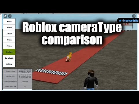 How to Use Different Camera Types in Roblox Studio - with a Dog and a Carpet