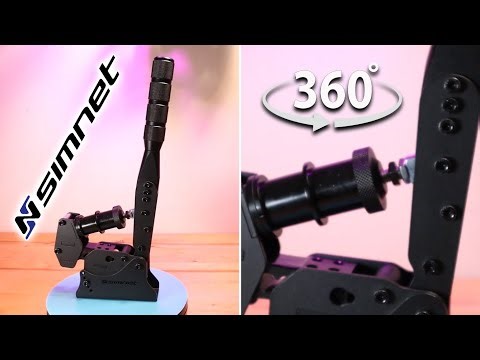SIMNET SHB Load Cell Handbrake | 360° close-up view [SIM RACING HARDWARE]
