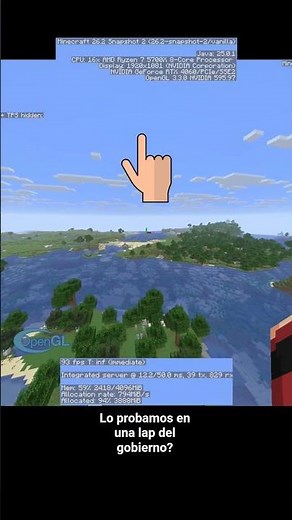 Minecraft: OpenGL vs Vulkan. #minecraft