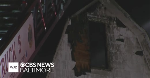 Firefighters fight 2-alarm fire in East Baltimore while braving wind, bitter cold