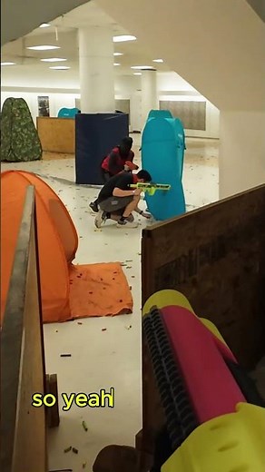 The Ultimate Nerf Shotgun at A Portland Mall Battle