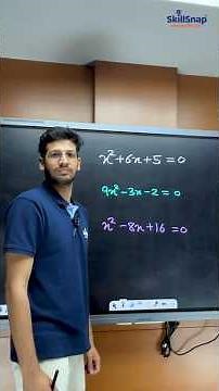 Quadratic Equations Roots Trick #mathstricks #skillsnaplearning #quadraticequations #educational
