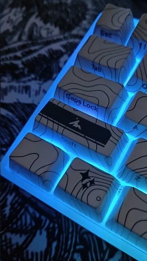 Higround 65 Keyboard -SNOWSTONE #higround #keyboardasmr #keyboard #gaming #gamingkeyboard