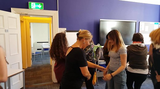 Craic agus ceol at our Irish Dancing Lessons yesterday! 💃🕺👫👬👭🎵🎶🎼🎻🥁 | Kaplan International Languages - Dublin