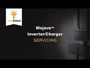 Mojave Inverter/Charger: Servicing