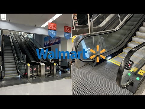 Replaced! Schindler Double-File Escalators - Walmart, Hilltop Mall - Richmond, CA