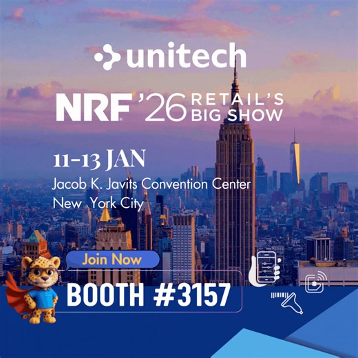 Is your retail operation ready for what’s next? #Unitech will be returning to #NRFShow2026, one of the most anticipated annual events in the retail industry! ✨ This year, we’re bringing a new retail solution to the show—designed to help retailers simplify operations, improve efficiency, and adapt to an ever-changing retail environment. Whether you’re looking to optimize in-store workflows or explore smarter ways to support your teams, our latest solution is built with real retail challenges in m