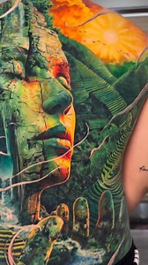 Epic back piece by the new challenger @binh_tattooist 👏 Location : Hanoi, Vietnam | Tattoo Realistic