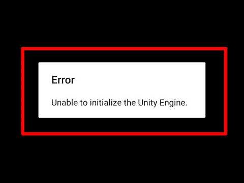 Fix Unable to initialize the Unity Engine Error Problem in Car parking multiplayer Android