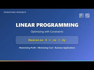 Linear Programming for Beginners: Optimize Everything!