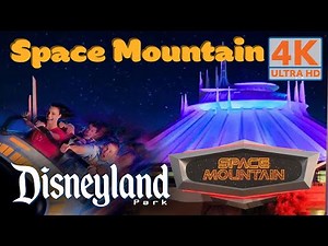Space Mountain Full Ride - 4K video | Disneyland 2023
