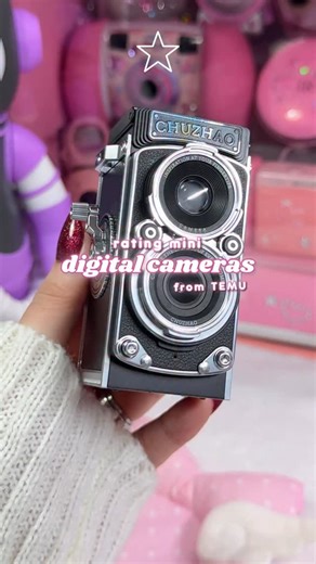 📸 rating MINI Digital Cameras from Temu !! ⭐️˖° [ ◉¯] ✌︎︎ which one’s your fave? mine’s definitely camera numba 1 😍 I totally love its vintage look and the hand-crank feature for recording! • downIoad TEMU app 🔎 search [ dyb3822 ] in the search bar • for NEW app users only, get $0 gıfts with qualifying orders (T&Cs apply) @temu @shoptemu | #digitalcamera #digicam #digicamlove #y2kaesthetic #temuhaul #temustyle #temu #temufinds #minicamera | Elyxirine