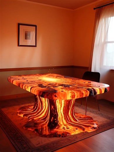 Epoxy Reign Table #epox #epoxyresin #epoxyfloor #table #foryoupage