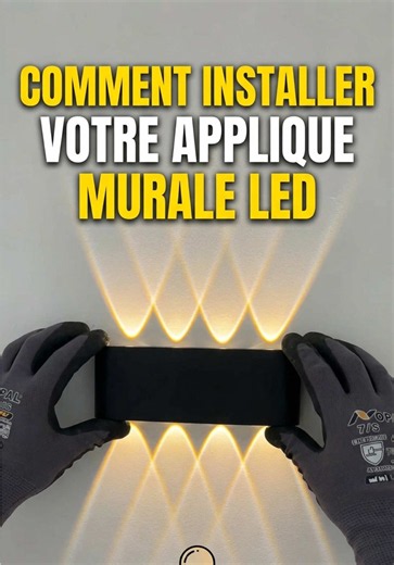 Comment installer une applique murale LED moderne 💡✨ Découvrez étape par étape comment installer facilement une applique murale LED design pour illuminer votre intérieur ! Un projet Bricolage / DIY simple et rapide. #Bricolage #DIY #AppliqueMurale #EclairageLED #DecorationInterieur
