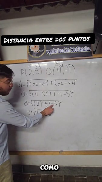Cómo calcular la distancia entre dos puntos