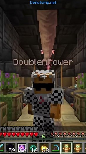 Insane Villager Trading Hall #donut #smp #minecraft #villager #tradinghall