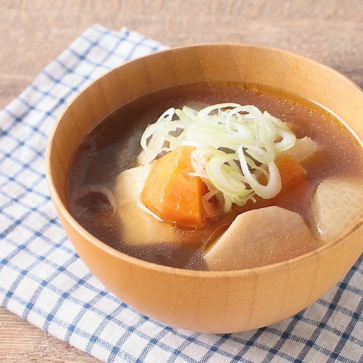 簡単ぽかぽか けんちん汁 作り方・レシピ | クラシル