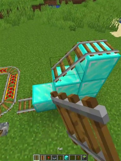 How to make a super fast Minecraft #minecart in Minecraft which will go super far away #minecraft