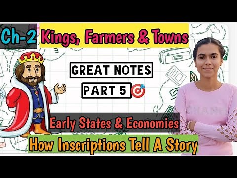 Chapter 2 Political And Economic History Part 5 I How Inscriptions Tell Us A Story Class 12 History
